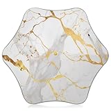 Double protection contre les intempéries : construit avec une couche extérieure imperméable et un revêtement noir UV50+ à l'intérieur, ce parapluie d'angle arrondi offre une protection supérieure contre la pluie et les rayons UV nocifs.
