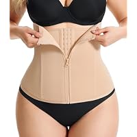 Women's Tummy Control Zipper Corset Shapewear - Beige only