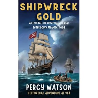 Shipwreck Gold Audiolibro Por Percy Watson arte de portada