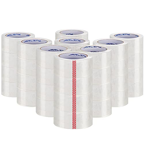 JARLINK Clear Packing Tape (36 Rolls), Heavy Duty Packaging Tape for Shipping Packaging Moving Sealing, 2.7mil Thick, 1.88 inches Wide, 60 Yards Per Roll, 2160 Total Yards