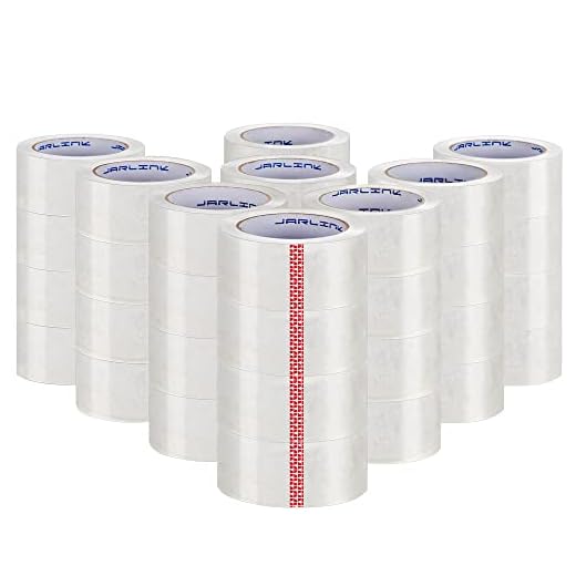 JARLINK Clear Heavy Duty Packing Tape