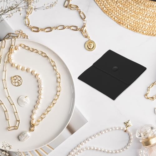 Bolsa de joyería para viaje PATIKIL, organizador portátil de terciopelo para pulseras 8