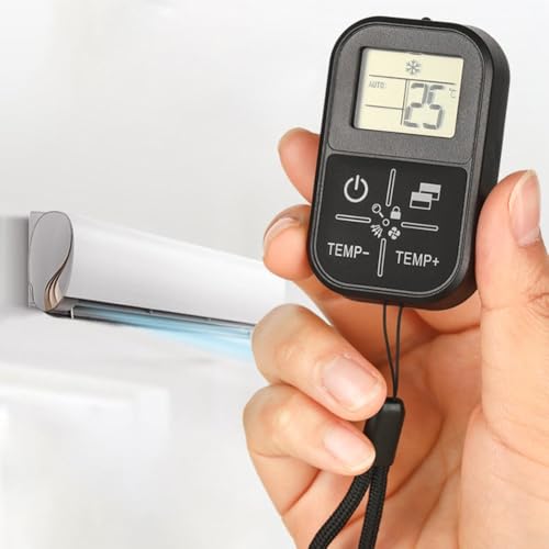 Reemplazo de control remoto de aire acondicionado versión inglesa con chip inteligente señal estable apagado función de memoria adecuada para varios modelos de aire acondicionado (KT-05E)
