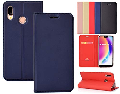 NUU Mobile X6 Case, [Kickstand] [Card Slot+Side Pocket] Premium Soft PU Color Matching