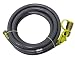 Hiland NG-Hose Natural Gas Hose, Quick Connect, 12 Feet, Quick Disconnect, Suitable for Low Pressure Proane