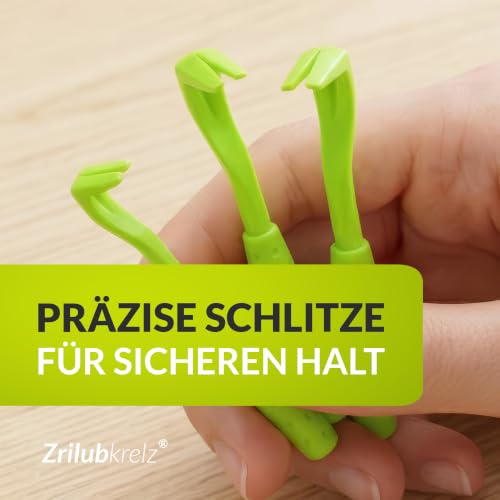 Zrilubkrelz® Zeckenhaken Zeckenzange - 3er Set - Für Hunde, Katzen etc.