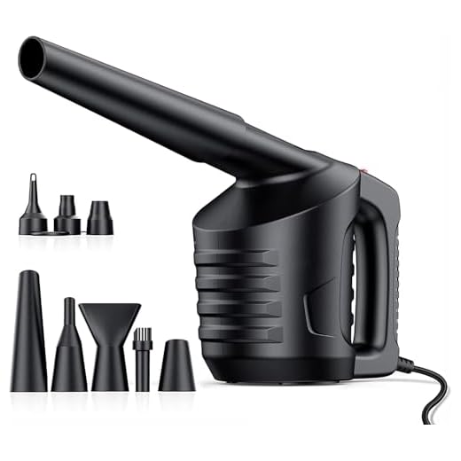 Compressed Air, MECO High Pressure Air Duster Blower Computer Cleaner Keyboard for Cleaning Dust, Hairs, Crumbs for Computer, Laptop, Tower Fans, Printer, Replaces Compressed Air Cans