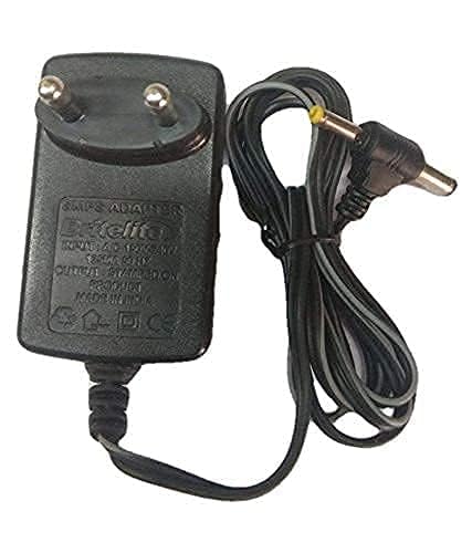 4.5v dc power adapter charger for britelite torch,metal flash light rechargeable,toys with led indicator (4.5v dual pin), charging adapter, black