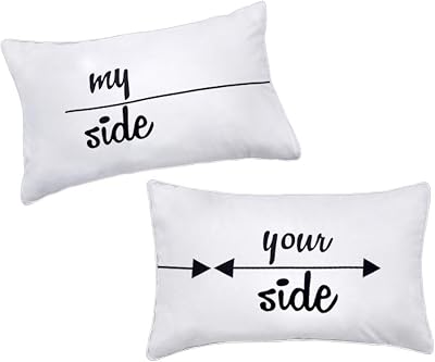 His and hers pillowcases