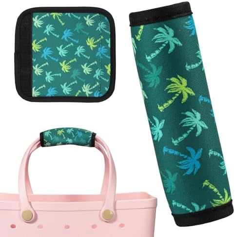 Handle Wrap for Bogg Bag, Handle Wrap Accessories Beach Bag Handle Wrap Handle Wrap Cover Bag Strap Wrap to Decrease Hand Pressure and Protect Bag Handles(Beach Style)