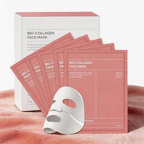 Bio-Collagen Real Deep Mask 5er Pack, Kollagen Hydrogel Gesichtsmaske – Ansicht 1