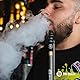 Yimi Hookah® Shisha Mundstück | Shisha Hygienemundstück | Shisha Mundstück aus Harz mit PU Lederbeutel und Edelstahlkette | Shisha Zubehör (Schwarz)