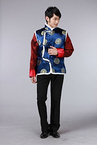 Shanghai Story Womens Brocade Chinese Tang Suit Winter Vests Qipao Vest for Men4