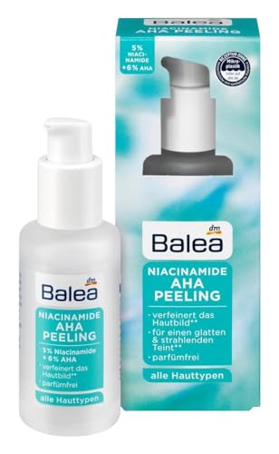 Sérum Niacinamide AHA Balea exfoliant douceur pour un teint éclatant