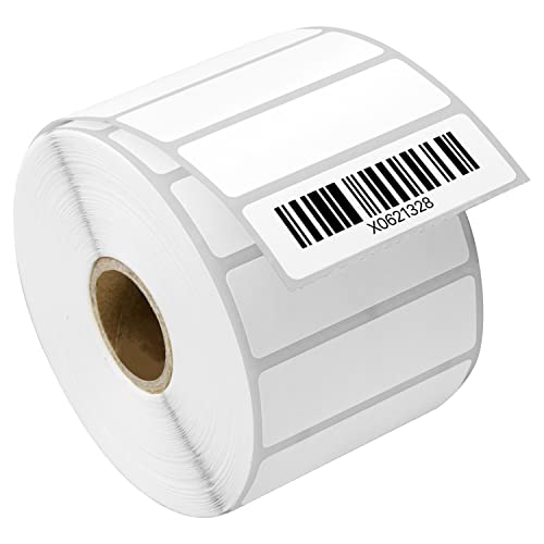 (10 Rolls, 17000 Labels) 2.25" X 0.75" Direct Thermal Blank Shipping Labels For Rollo Label Printer & Zebra Desktop Printers - 1" Core, Multipurpose Upc Barcode Address - Adhesive Perforated #TOP14