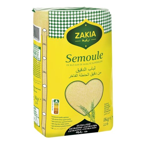 Semoule extra-fine Zakia pour un couscous savoureux et des desserts traditionnels
