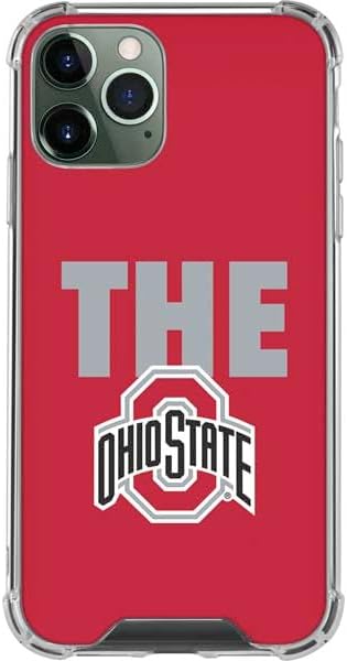 Skinit Clear Phone Case Compatible with iPhone 11 Pro Max - Officially Licensed Ohio State University The Ohio State Buckeyes Design