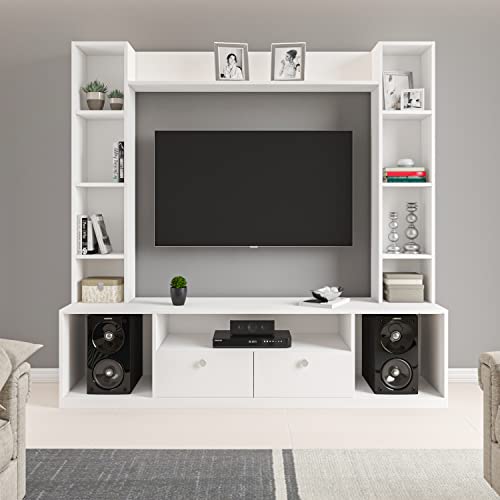Woodbuzz | Florence TV Unit | Upto 55 Inch TV | Frosty White Woodbuzz | Florence TV Unit | Upto 55 Inch TV | Frosty White