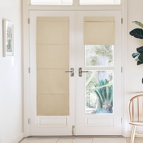 NICETOWN Magnetic Door Curtains for Window, Thermal Insulated Curtains, French