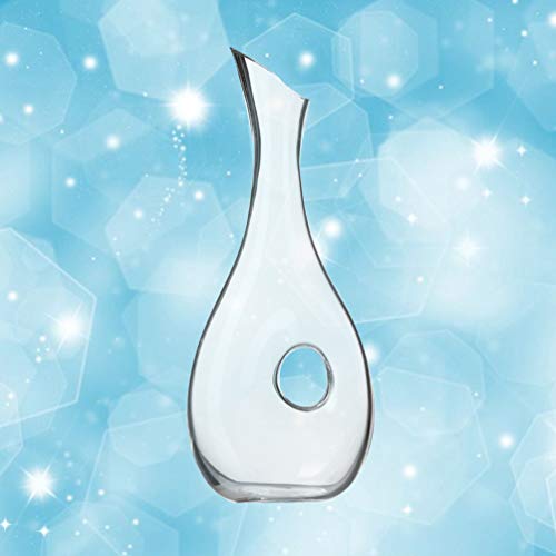 UPKOCH Garrafa de Vinho de 1200Ml Garrafa de Cristal Chumbo Aerador de Vinho Garrafa de Vinho Tinto