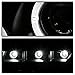 ACANII - For 2001-2011 Ford Ranger LED Halo Black Smoked Projector Headlights w/Corner Headlamps, Driver & Passenger