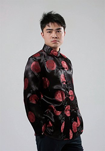 Shanghai Story Men's Dragon Print Chinese Tang Suit Kung Fu Jacket 6 Color4