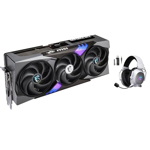 MSI GeForce RTX 5090 Gaming Trio OC - Tarjeta gráfica con auriculares para juegos, 32 GB GDDR7, 21760 CUDA, 680 núcleos tensores, DLSS 3.5, 8K y 4K/240Hz juegos, renderizado 3D, aceleración AI, HDMI