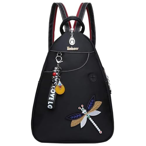 Eshow Mochila Bolso Bandolera para Mujeres y Chicas de Tela Nylon con Puerto de USB Viaje Casual...