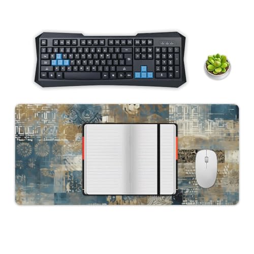Tapis de souris multi-texture en caoutchouc avec revêtement imprimé doux - 4