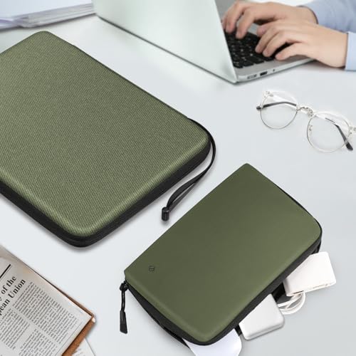 FINPAC Etui na laptopa z twardą obudową do MacBook Neo A18 Pro 2026, 13,6" MacBook Air 2026-2022 M5/A3449 M4 M3 M2, 14" MacBook Pro M5/M4/M3/M2/M1 2026-2021, odporne na uderzenia etui z akcesoriami