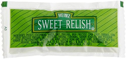 Heinz Sweet Relish, 0.32 oz Single Serve Packet (Pack of 400)