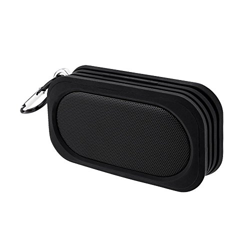 Waterproof Bluetooth Speakers IPX67 - Portable, Wireless, Rugged (Black)