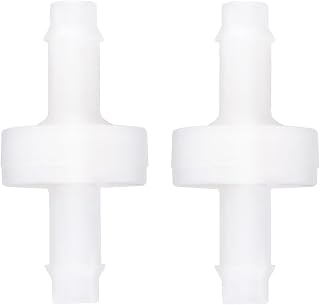 1/4" 6mm PVDF Ozone Resistance One-Way Check Valve, Plastic Water Stops Ozonator, Micro Diaphragm Valve for Hot Tub