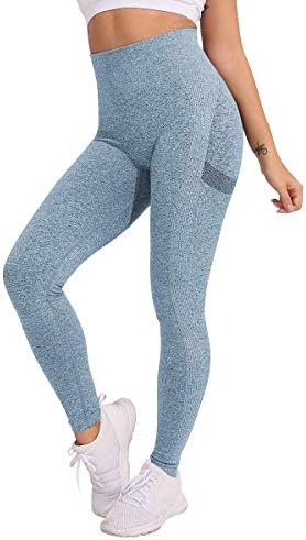 Damen Sport Leggings Hohe Taille - Blickdicht Yoga Fitnesshose Für Workout