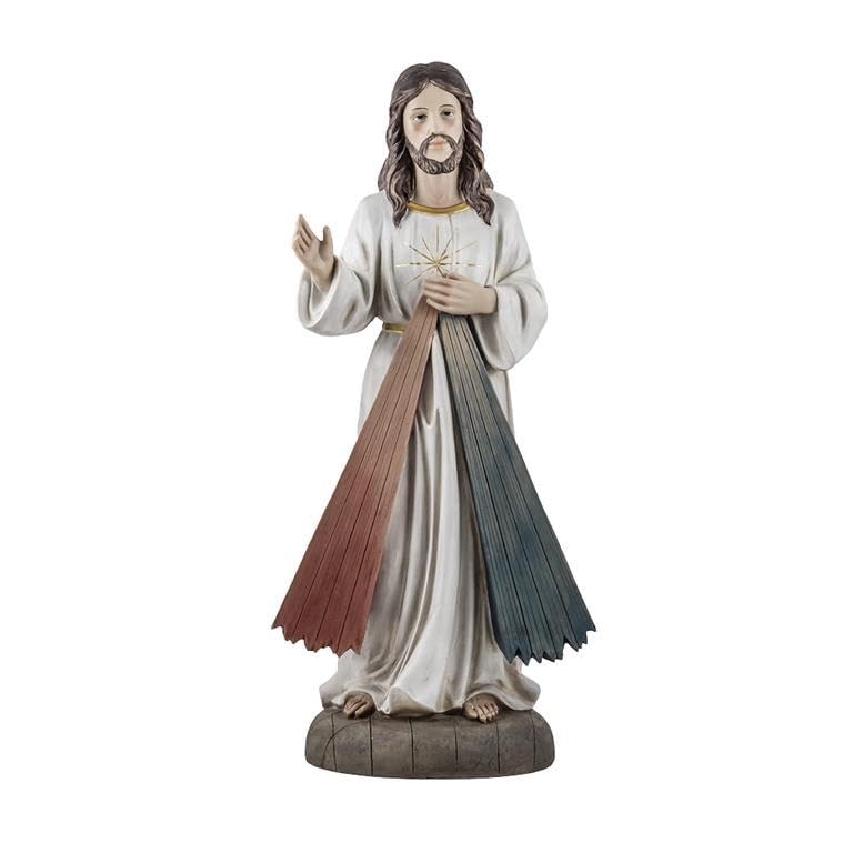 Statue Jésus Miséricordieux 59 cm résine pour retrouver la paix intérieure chez soi