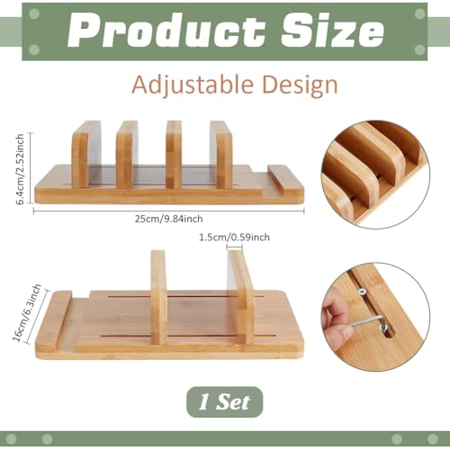 Base vertical para portátil de madera BENECREAT miniatura 2