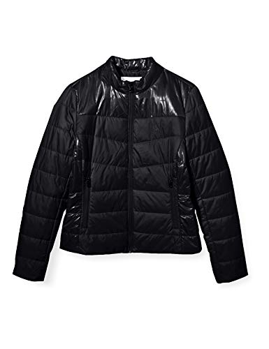 Preisvergleich Produktbild Calvin Klein Jeans Damen Padded Moto Jacket Jacke, Ck Black, M