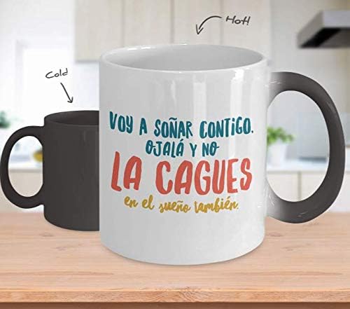 Miniatura 2 de Taza de Cafe No la Cagues Vaso, taza café divertidas, tazas personalizadas, taza de café inspiradoras, taza con mensajes positivos.