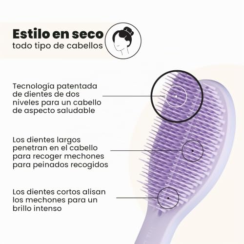 Cepillo de peinado definitivo Tangle Teezer contra el cabello lacio y sin vida 2
