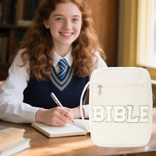 Portalibros de tela con asa para proteger tu diario de viaje y apuntes de universidad 3