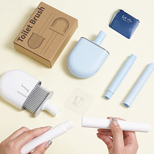 Brosses WC en silicone durables de qualité supérieure avec support - 3