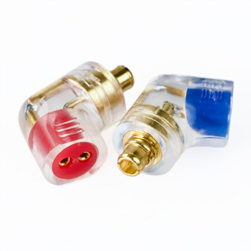 MMCX / Adaptador de 2 pines de 0,78 mm para auriculares IEM, Shure, Sony, Campfire, Fiio, 64Audio, Vision Ear, InEar, Oriolus, etc., adaptador Bluetooth IEM (2 pines hembra plano a MMCX macho)