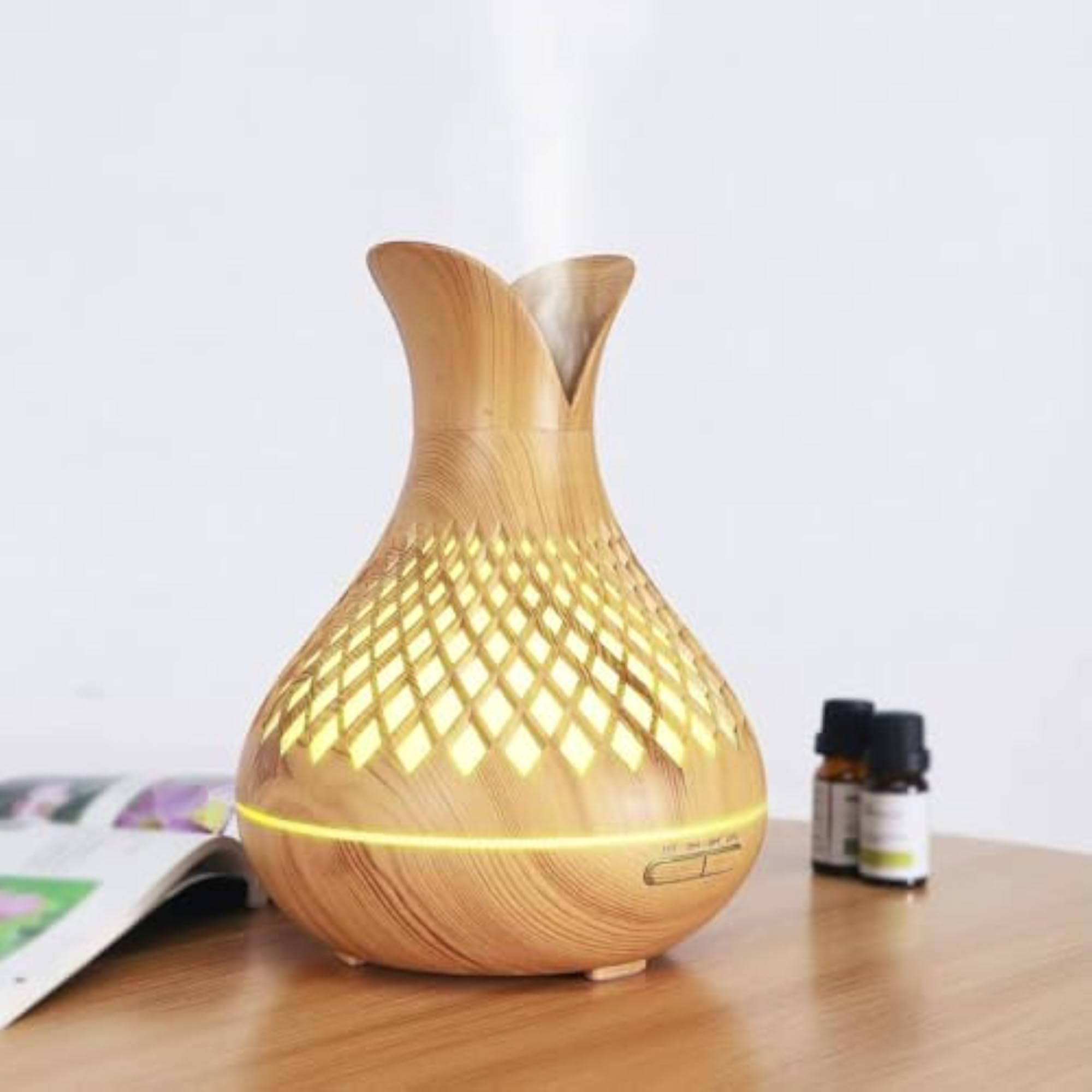 Wooden Mist Humidifier Essential Diffuser