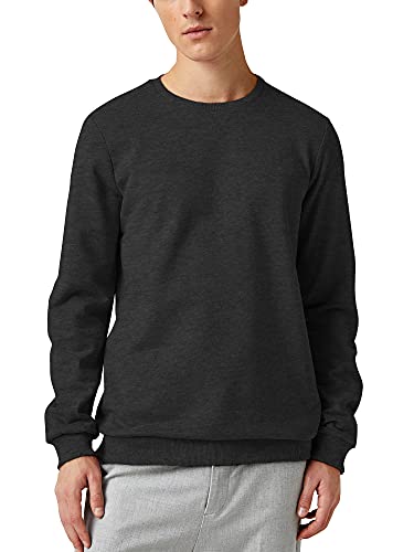 Hat and Beyond Mens French Terry Crewneck Sweatshirt Lightweight Fleece Pullover Sweater
