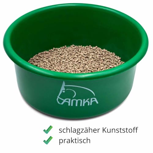 AMKA Müslischale Futterschale Leckschüssel 2 Liter mit Deckel 3er Set farblich Sortiert Tiere, Pferde, Hunde, Katzen
