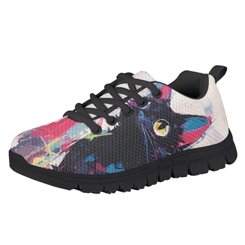 World Map Shoes for Girls Running Sport Sneakers for Kids Boys Slip on Tennis Shoes Lightweight Breathable Lace Up Sneakers