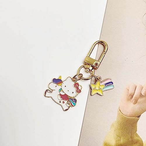 Cute Small Wallet for Women and Girls, Kawaii Leather Slim Purse Bifold Card Holder Coin Pocket and ID Window, 2Pcs Set3