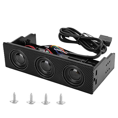 Altavoz de panel frontal PC de 5.25 pulgadas Cuifati estéreo con interfaz de 9 pines 6