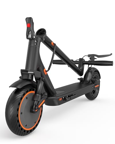 Image of NAVIC Adult Electric Scooter, Folding E Scooter with 350W /500W /750W Powerful Motor, 8.5 inch /10 inch /14'' Solid Tires, 22 /19 /16Mph, 19-31 Miles Max Range, Commuting Scooters with Dual Brakes System, APP