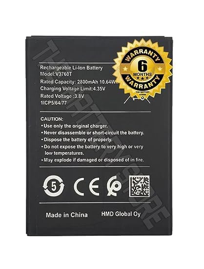 Image of Original V3760T Battery for Nokia C2 Battery with 6 Months Warranty*** (J0091)